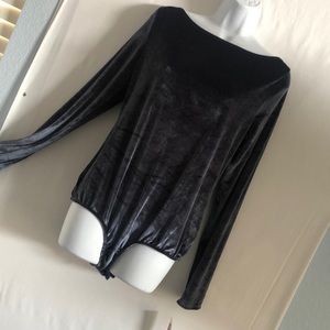 Grey Nordstrom’s one piece bodysuit